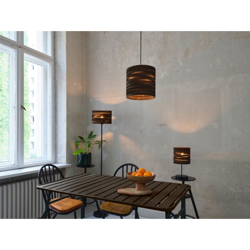 Ledvance - Настільна лампа DECOR CARDBOARD 1xE27/15W/230V діаметр 20 см