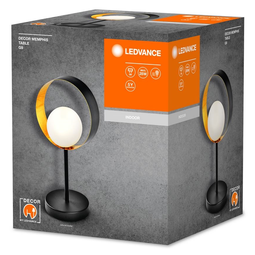 Ledvance - Настільна лампа DECOR MEMPHIS 1xG9/28W/230V
