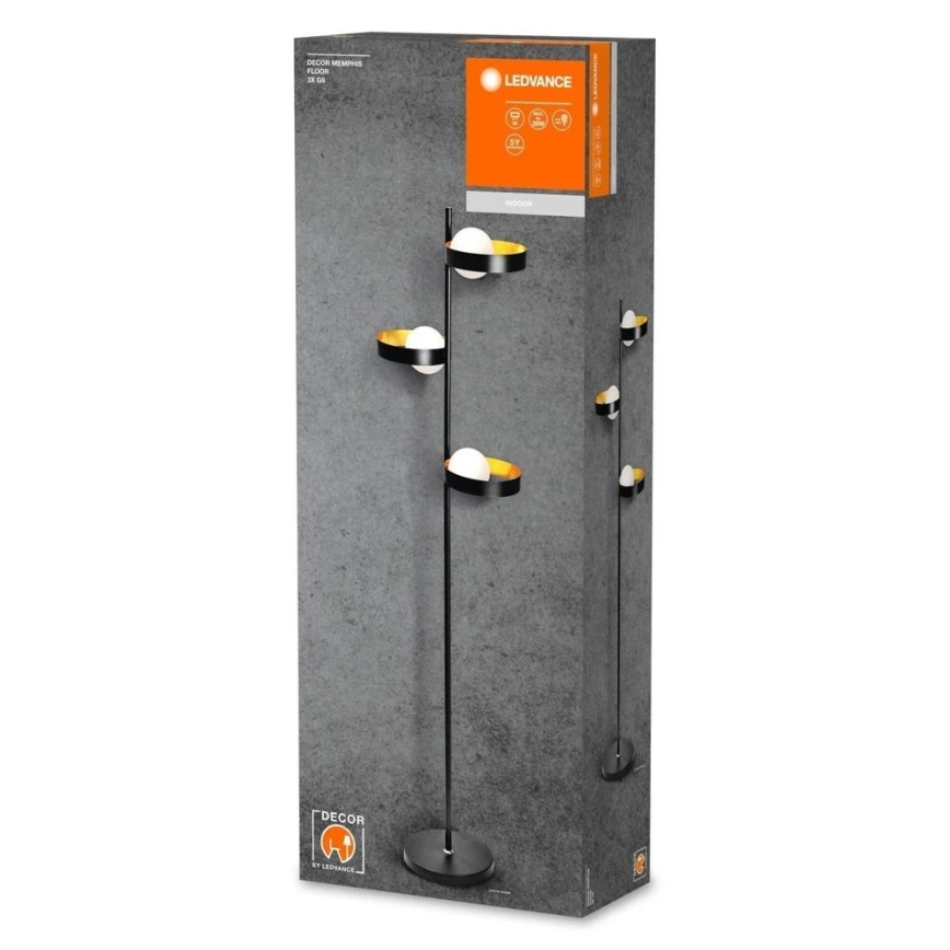 Ledvance - Настільна лампа DECOR MEMPHIS 3xG9/28W/230V