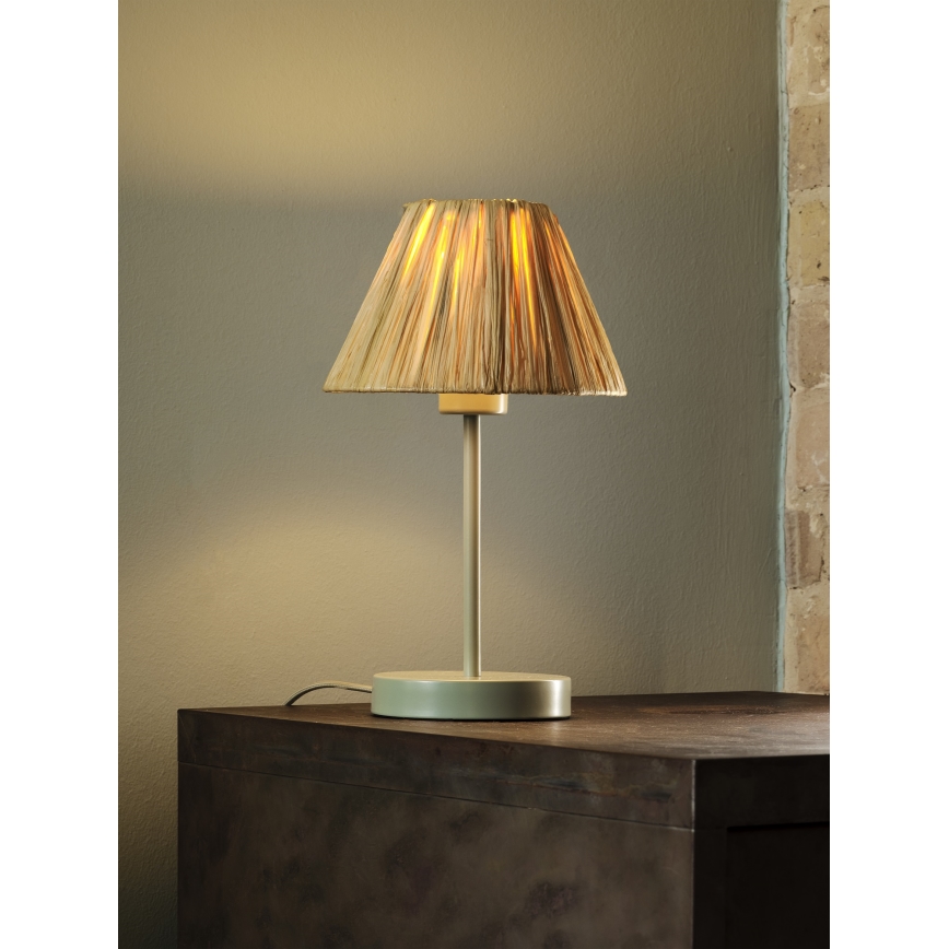 Ledvance - Настільна лампа DECOR RAFFIA 1xE27/15W/230V рафія