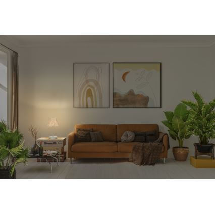 Ledvance - Настільна лампа DECOR RAFFIA 1xE27/15W/230V рафія