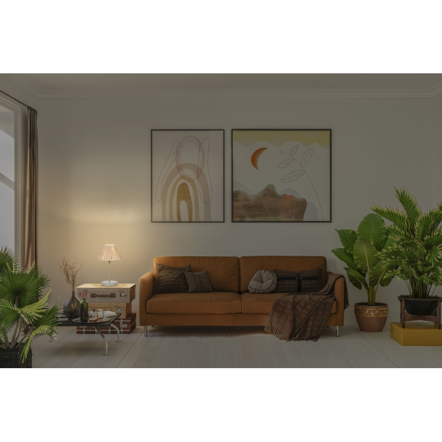 Ledvance - Настільна лампа DECOR RAFFIA 1xE27/15W/230V рафія
