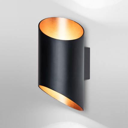 Ledvance - Настінний LED світильник з регулюванням яскравості SMART+ CYLINDRO LED/12W/230V 3000-6500K Wi-Fi чорний