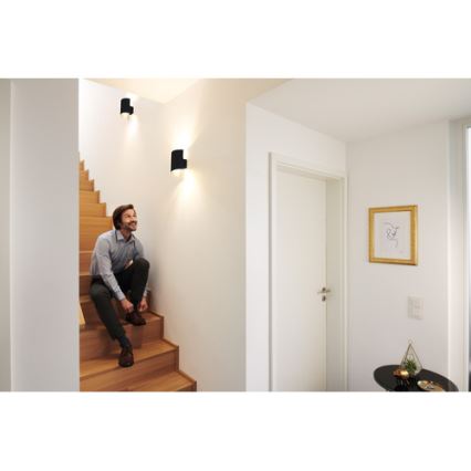 Ledvance - Настінний LED світильник з регулюванням яскравості SMART+ TWIST LED/12W/230V 3000-6500K Wi-Fi чорний