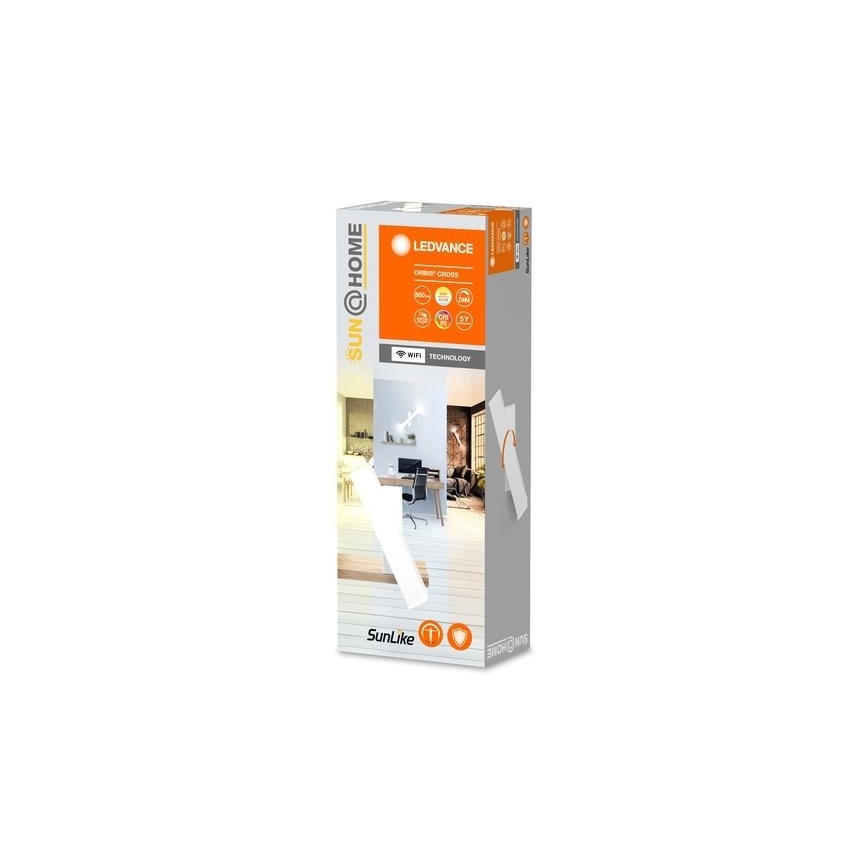 Ledvance - Настінний LED світильник з регулюванням яскравості SUN@HOME CROSS 2xLED/6W/230V Wi-Fi