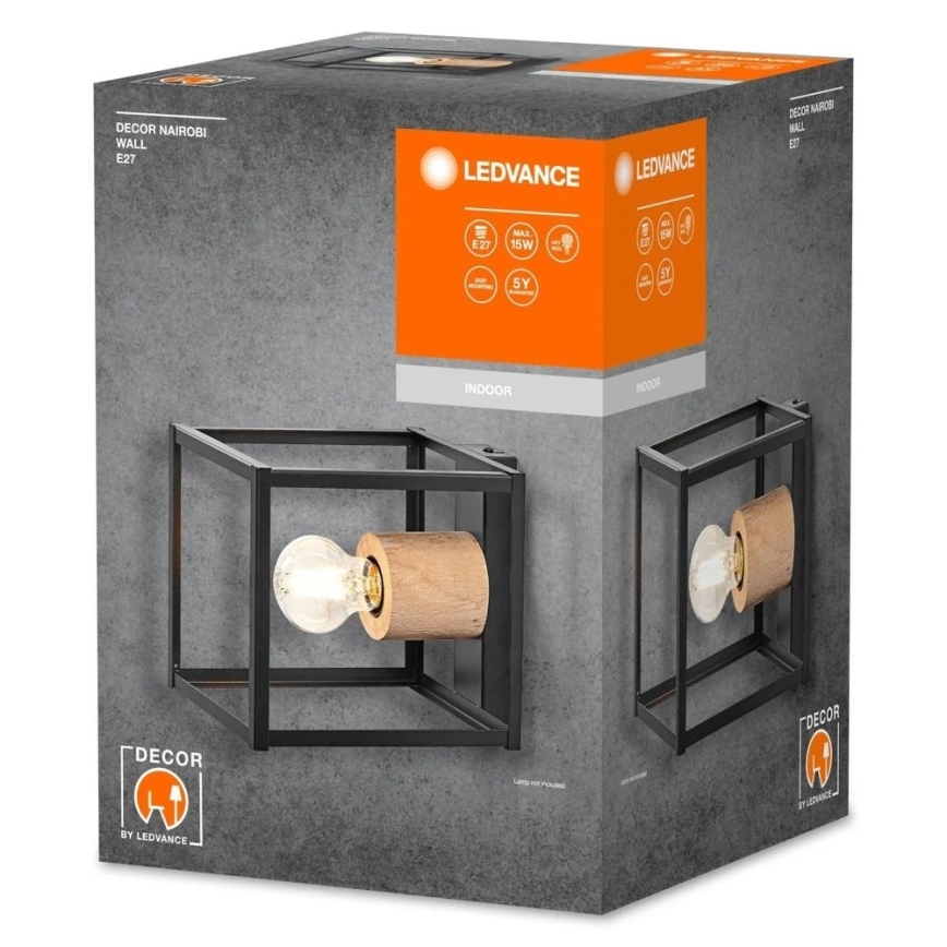 Ledvance - Настінний світильник DECOR NAIROBI 1xE27/15W/230V