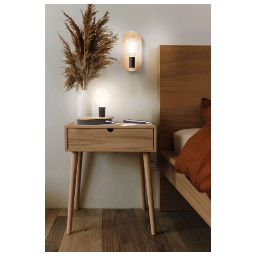 Ledvance - Настінний світильник DECOR WOOD 1xE27/8W/230V