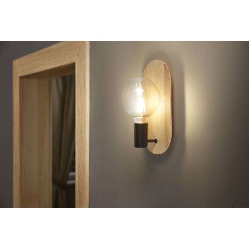Ledvance - Настінний світильник DECOR WOOD 1xE27/8W/230V