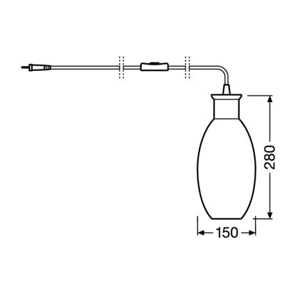 Ledvance - Настольная лампа GRAPE 1xE27/40W/230V розовый