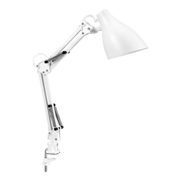 Ledvance - Настольная лампа с зажимом PEAR 1xE27/11W/230V белая