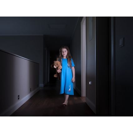 Ledvance - Навігаційний LED світильник з датчиком NIGHTLUX LED/0,25W/3xAAA