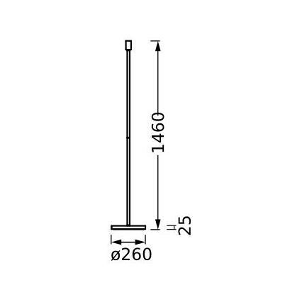 Ledvance - Ножка лампы DECOR STICK 1xE27/40W/230V бежевый