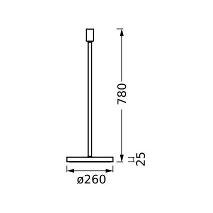 Ledvance - Ножка лампы DECOR STICK 1xE27/40W/230V бежевый