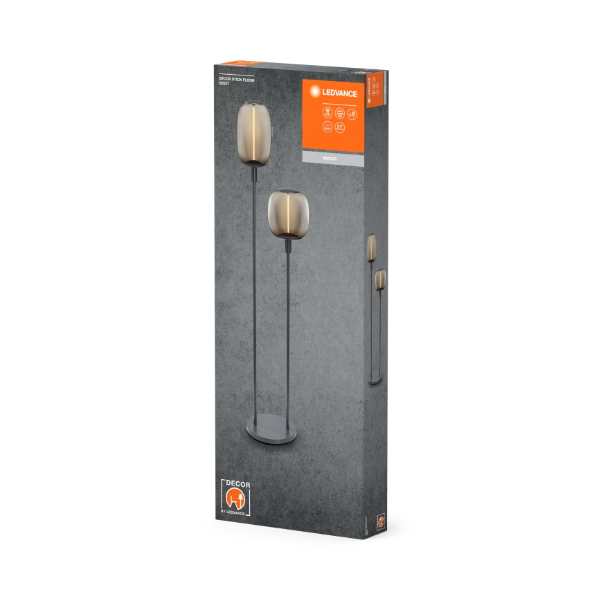 Ledvance - Ножка лампы DECOR STICK 2xE27/40W/230V антрацит