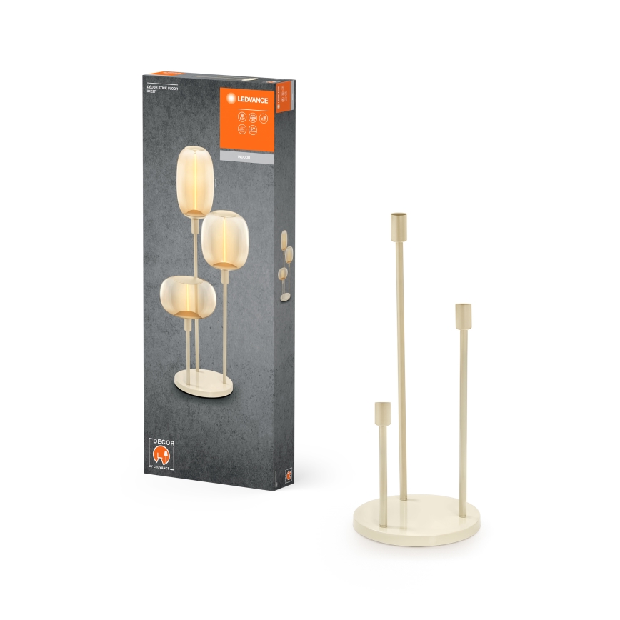 Ledvance - Ножка лампы DECOR STICK 3xE27/40W/230V бежевый