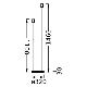Ledvance - Ніжка для лампи (торшера) DECOR STICK 3xE27/40W/230V бежевий
