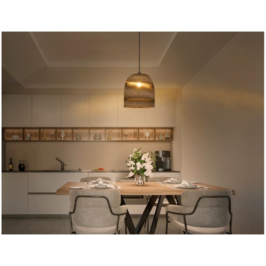 Ledvance - Підвісна люстра DECOR CARDBOARD 1xE27/15W/230V діаметр 25 см