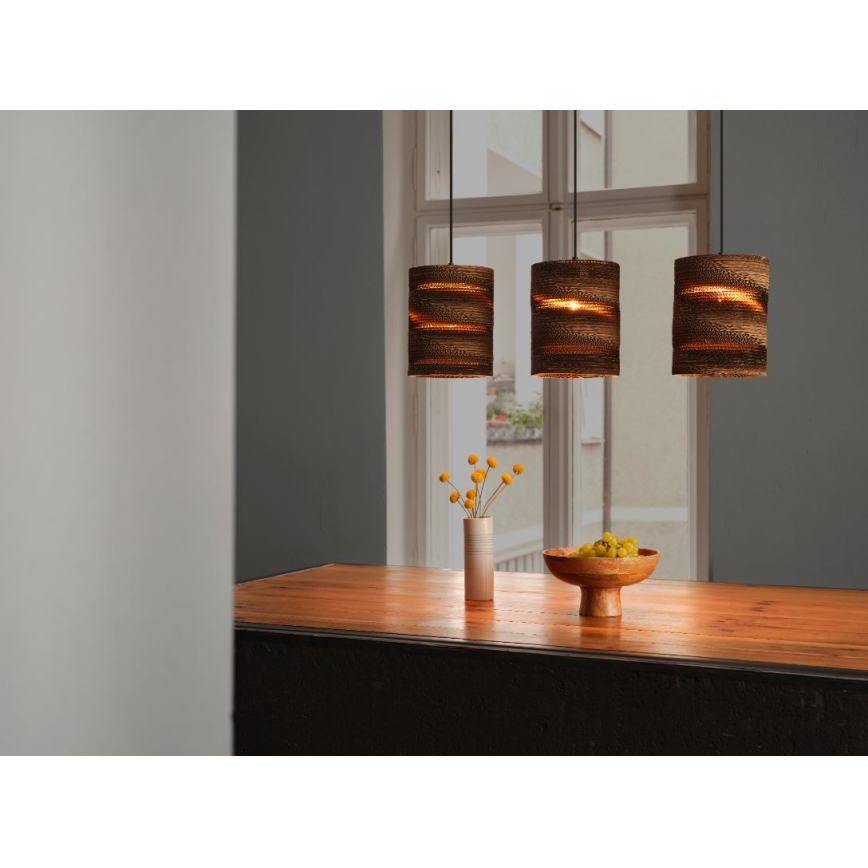 Ledvance - Підвісна люстра DECOR CARDBOARD 3xE27/15W/230V