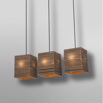 Ledvance - Підвісна люстра DECOR CARDBOARD 3xE27/15W/230V