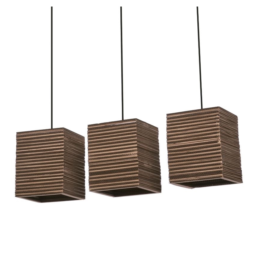 Ledvance - Підвісна люстра DECOR CARDBOARD 3xE27/15W/230V