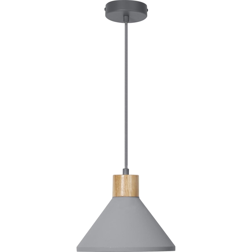 Ledvance - Підвісна люстра DECOR CONCRETE 1xE27/15W/230V діаметр 22 см бетон сірий