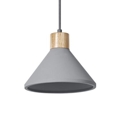 Ledvance - Підвісна люстра DECOR CONCRETE 1xE27/15W/230V діаметр 22 см бетон сірий