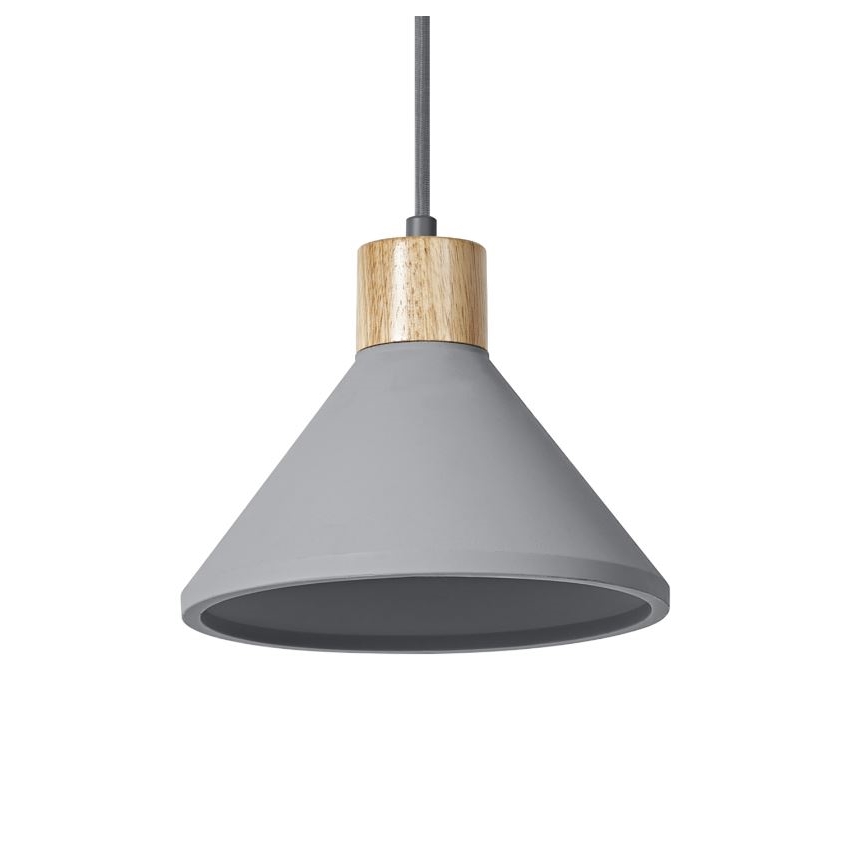 Ledvance - Підвісна люстра DECOR CONCRETE 1xE27/15W/230V діаметр 22 см бетон сірий