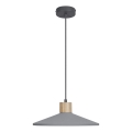 Ledvance - Підвісна люстра DECOR CONCRETE 1xE27/15W/230V діаметр 32 см бетон сірий