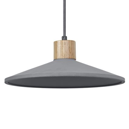 Ledvance - Підвісна люстра DECOR CONCRETE 1xE27/15W/230V діаметр 32 см бетон сірий