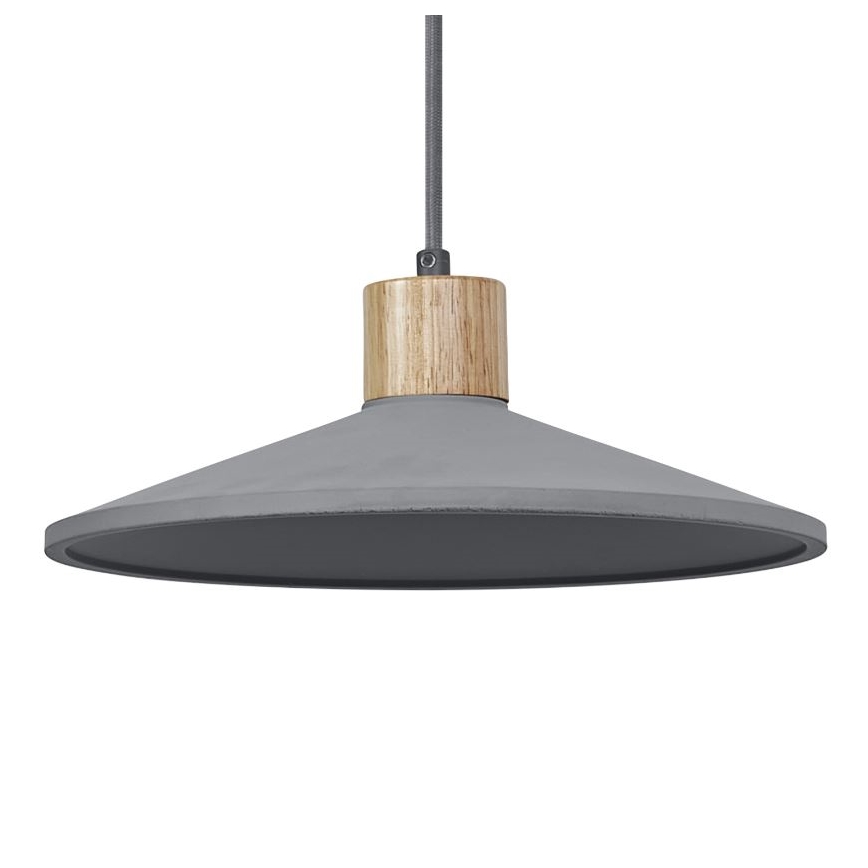 Ledvance - Підвісна люстра DECOR CONCRETE 1xE27/15W/230V діаметр 32 см бетон сірий
