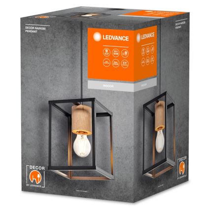 Ledvance - Підвісна люстра DECOR NAIROBI 1xE27/15W/230V каучукове дерево