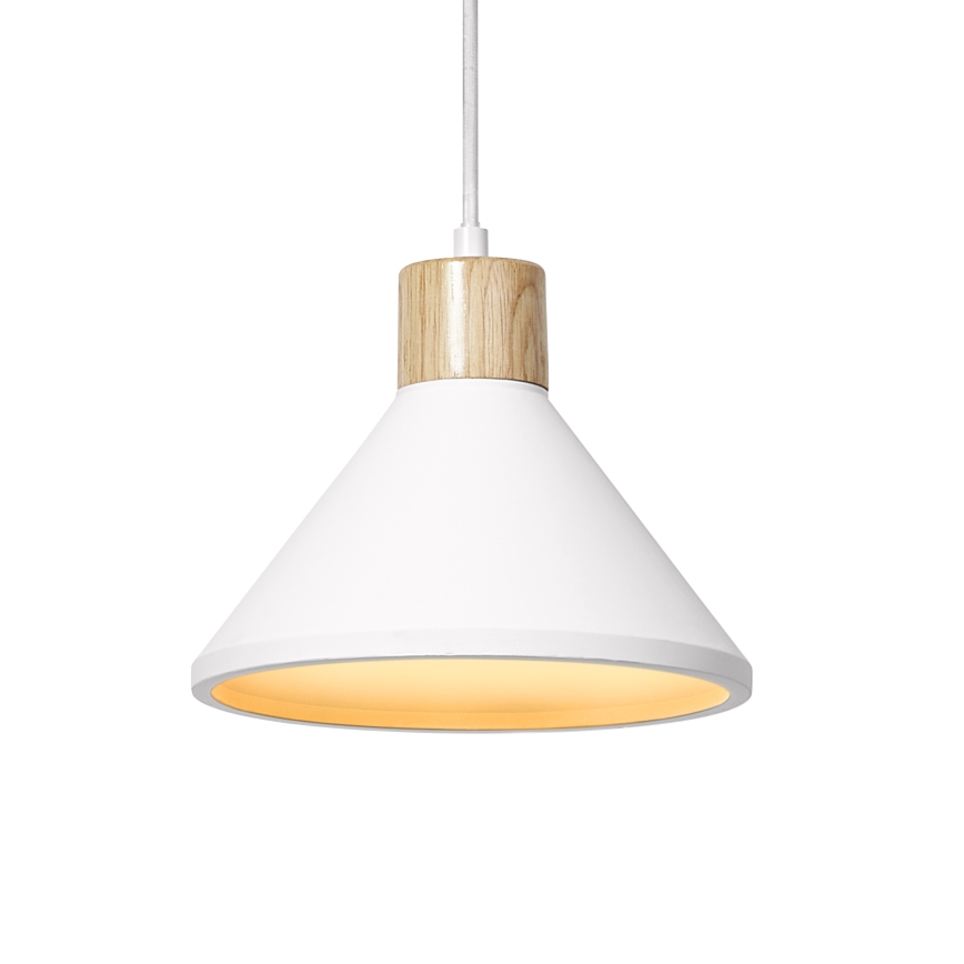 Ledvance - Підвісна люстра DECOR PLASTER 1xE27/25W/230V діаметр 22 см гіпс білий