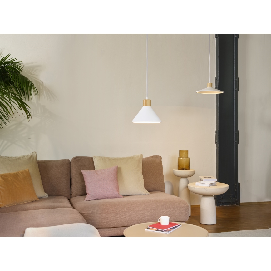 Ledvance - Підвісна люстра DECOR PLASTER 1xE27/25W/230V діаметр 32 см гіпс білий