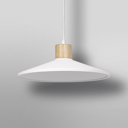 Ledvance - Підвісна люстра DECOR PLASTER 1xE27/25W/230V діаметр 32 см гіпс білий