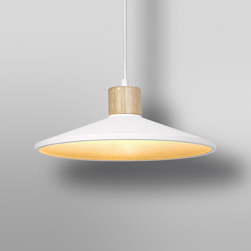 Ledvance - Підвісна люстра DECOR PLASTER 1xE27/25W/230V діаметр 32 см гіпс білий