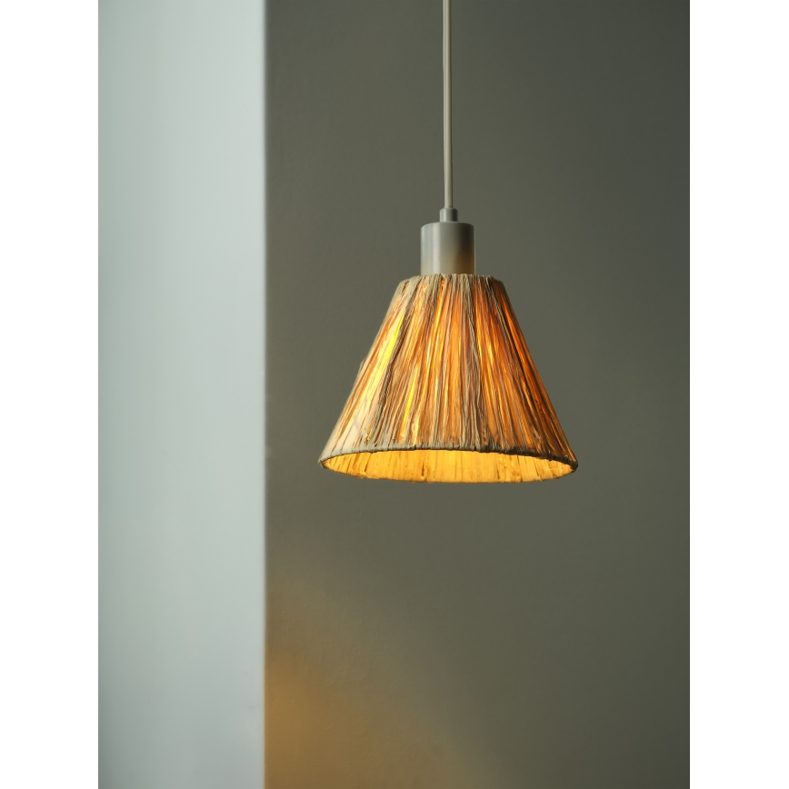 Ledvance - Підвісна люстра DECOR RAFFIA 1xE27/15W/230V рафія