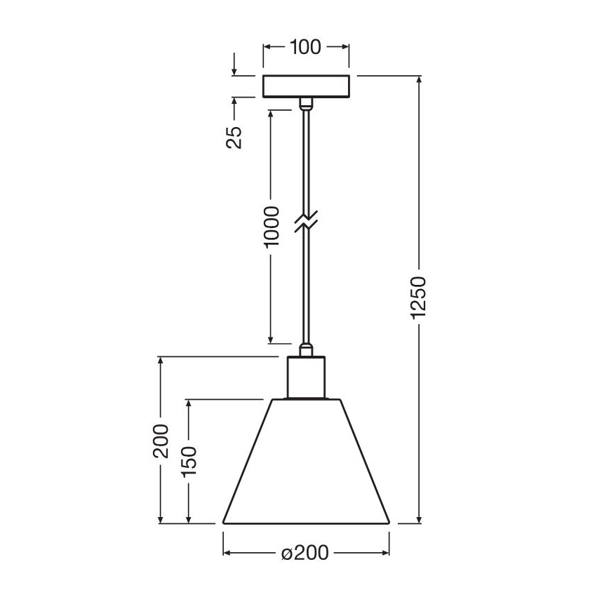 Ledvance - Підвісна люстра DECOR RAFFIA 1xE27/15W/230V рафія