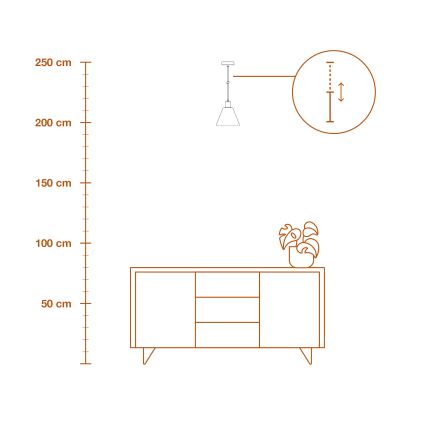 Ledvance - Підвісна люстра DECOR RAFFIA 1xE27/15W/230V рафія