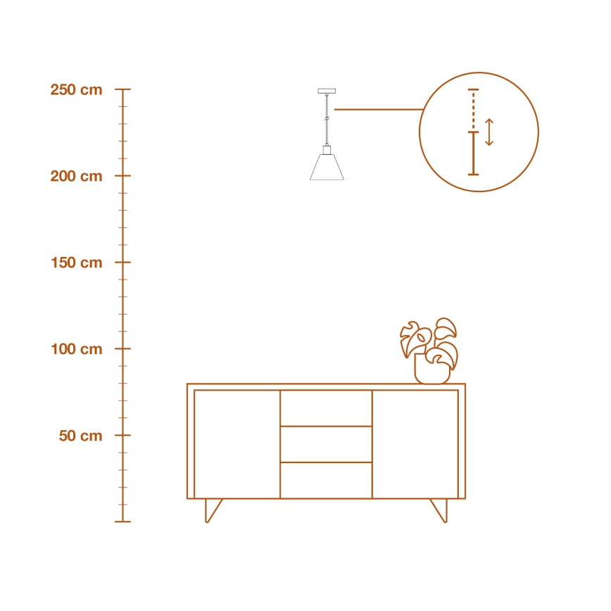 Ledvance - Підвісна люстра DECOR RAFFIA 1xE27/15W/230V рафія