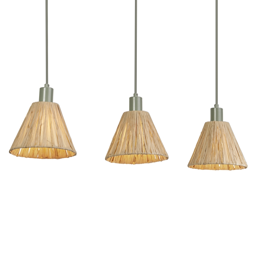 Ledvance - Підвісна люстра DECOR RAFFIA 3xE27/15W/230V рафія