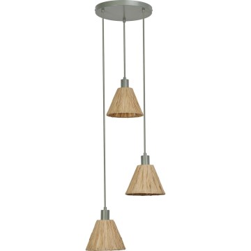 Ledvance - Підвісна люстра DECOR RAFFIA 3xE27/15W/230V рафія