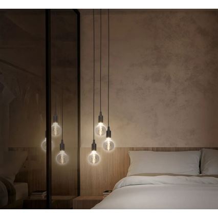 Ledvance - Підвісна люстра PENDULUM ROBBIN 1xE27/15W/230V чорний