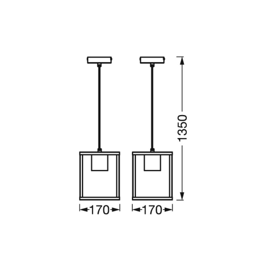Ledvance - Подвесная люстра DECOR NAIROBI 1xE27/15W/230V