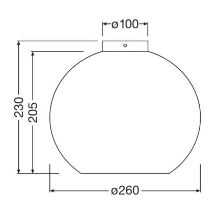 Ledvance - Потолочный светильник DECOR CARDBOARD 1xE27/15W/230V диаметр 26 см