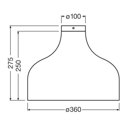 Ledvance - Потолочный светильник DECOR CARDBOARD 1xE27/15W/230V диаметр 36 см