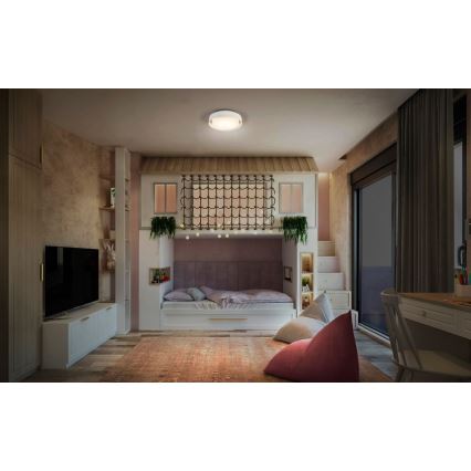 Ledvance - Потолочный светильник ORBIS MADRID 2xE27/10W/230V белый