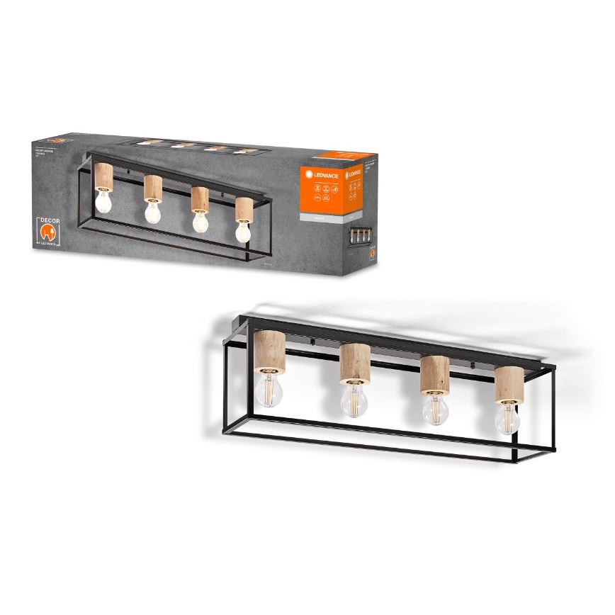 Ledvance - Пристельова люстра DECOR 4xE27/15W/230V