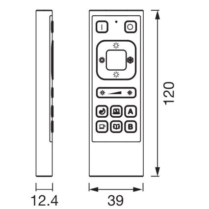 Ledvance - Пульт ДУ SMART+ Wi-Fi 6600 mAh черный