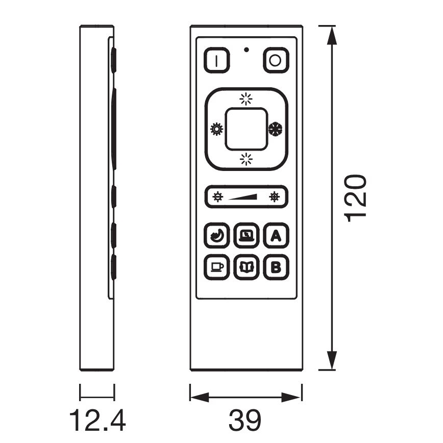 Ledvance - Пульт ДУ SMART+ Wi-Fi 6600 mAh черный