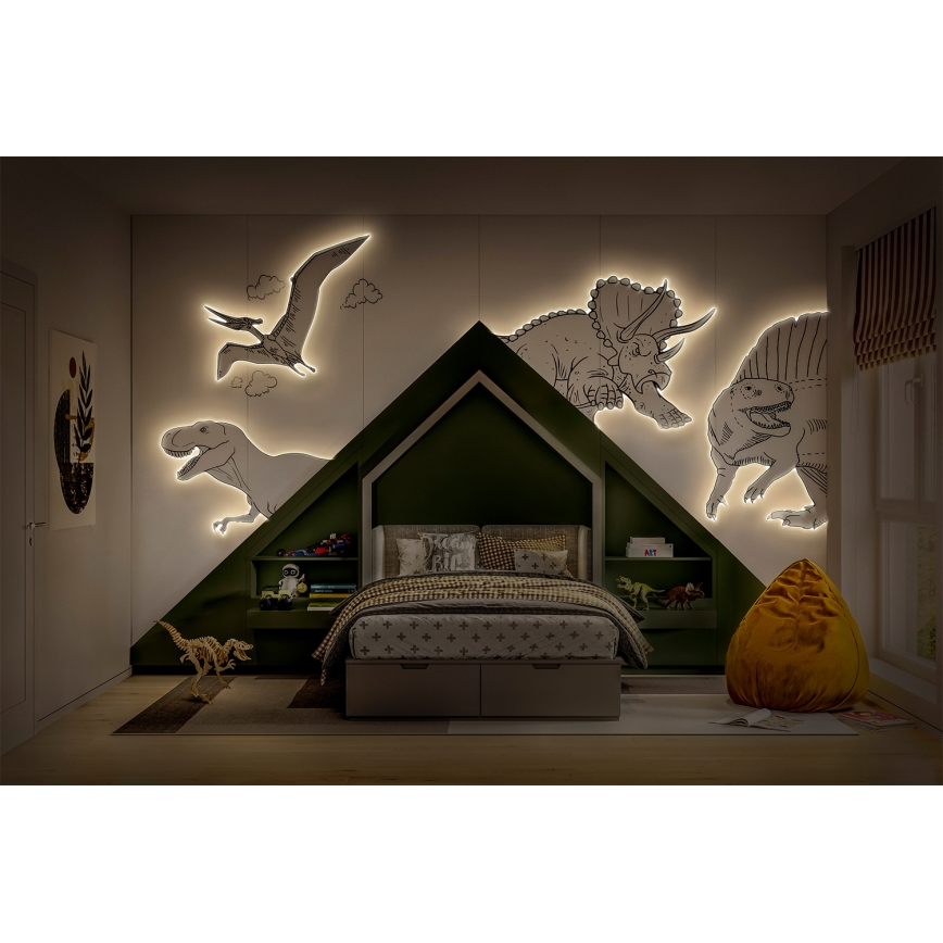Ledvance - RGB LED стрічка з регулюванням яскравості FLEX 5 м LED/10 Вт/230 В + пульт дистанційного керування